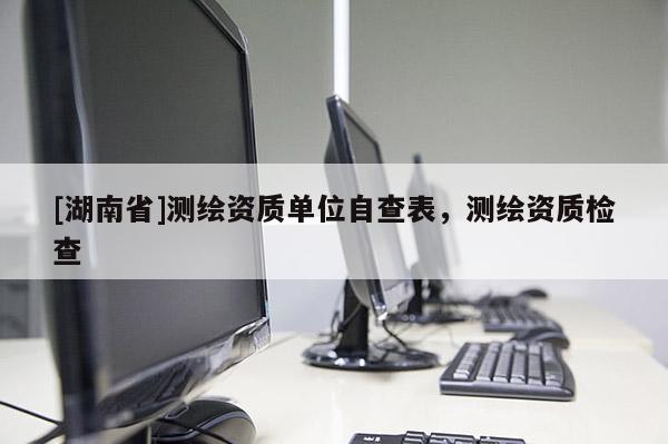 [湖南省]测绘资质单位自查表，测绘资质检查