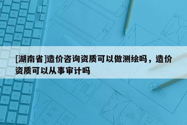 [湖南省]造价咨询资质可以做测绘吗，造价资质可以从事审计吗