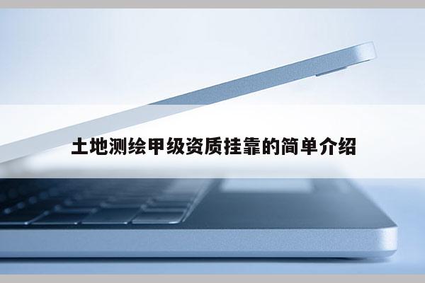 土地测绘甲级资质挂靠的简单介绍