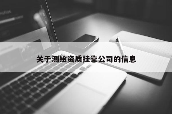 关于测绘资质挂靠公司的信息