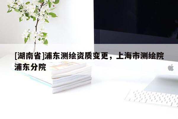 [湖南省]浦东测绘资质变更，上海市测绘院浦东分院