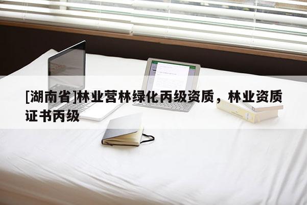 [湖南省]林业营林绿化丙级资质，林业资质证书丙级