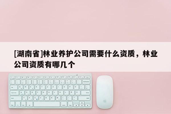 [湖南省]林业养护公司需要什么资质，林业公司资质有哪几个