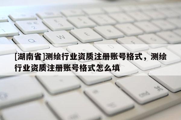 [湖南省]测绘行业资质注册账号格式，测绘行业资质注册账号格式怎么填