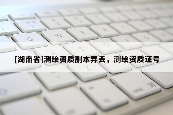 [湖南省]测绘资质副本弄丢，测绘资质证号